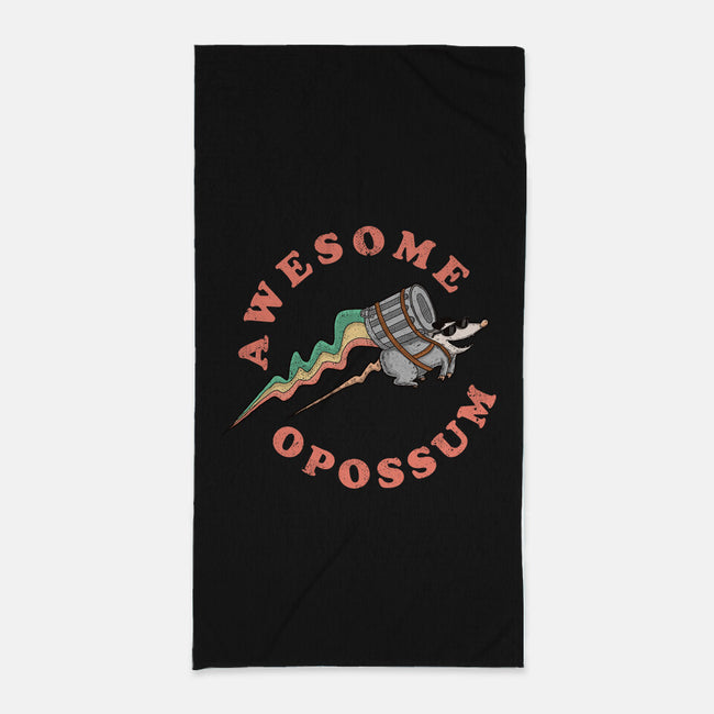 Awesome Opossum-None-Beach-Towel-sachpica