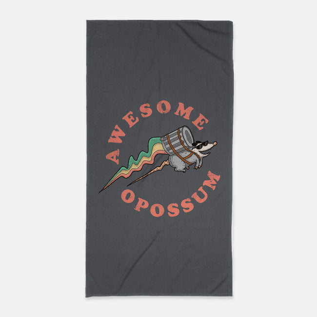 Awesome Opossum-None-Beach-Towel-sachpica