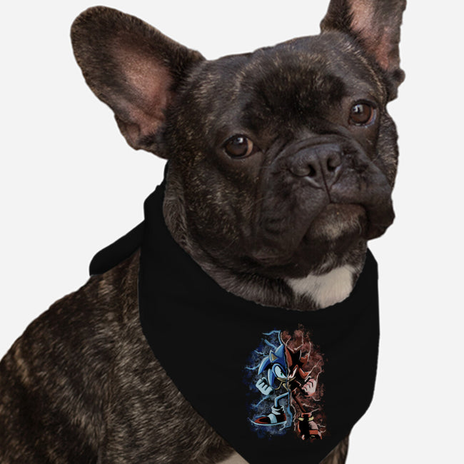 Two Faces Speed-Dog-Bandana-Pet Collar-nickzzarto