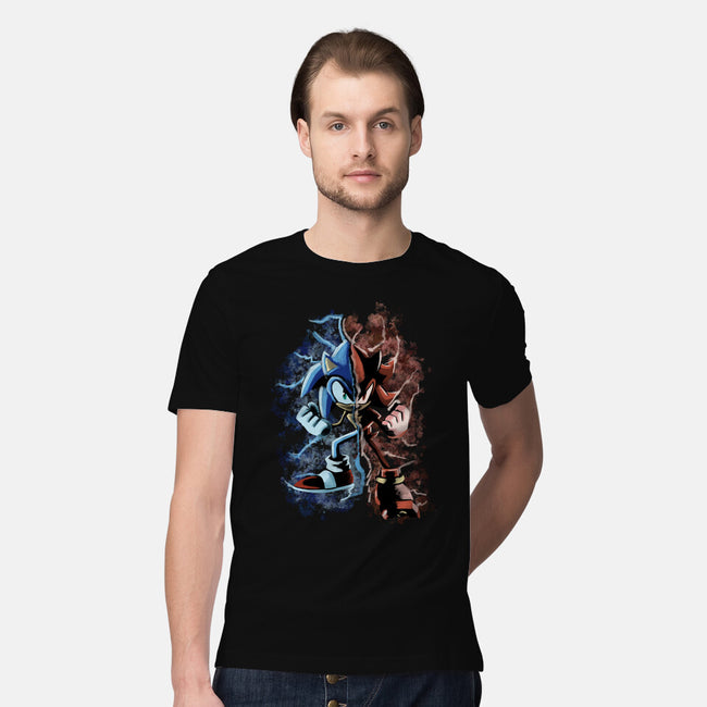 Two Faces Speed-Mens-Premium-Tee-nickzzarto