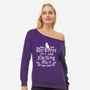 Darkness There-Womens-Off Shoulder-Sweatshirt-Nemons