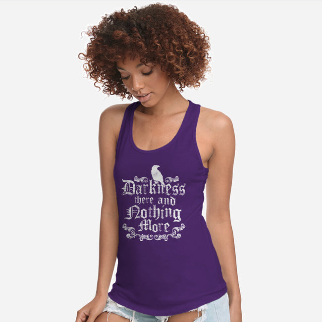 Darkness There-Womens-Racerback-Tank-Nemons