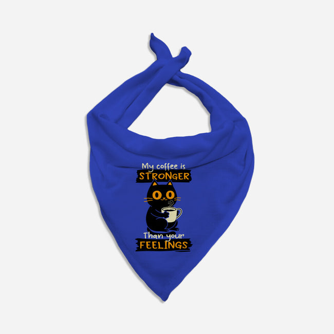 Stronger Than Your Feelings-Cat-Bandana-Pet Collar-Xentee