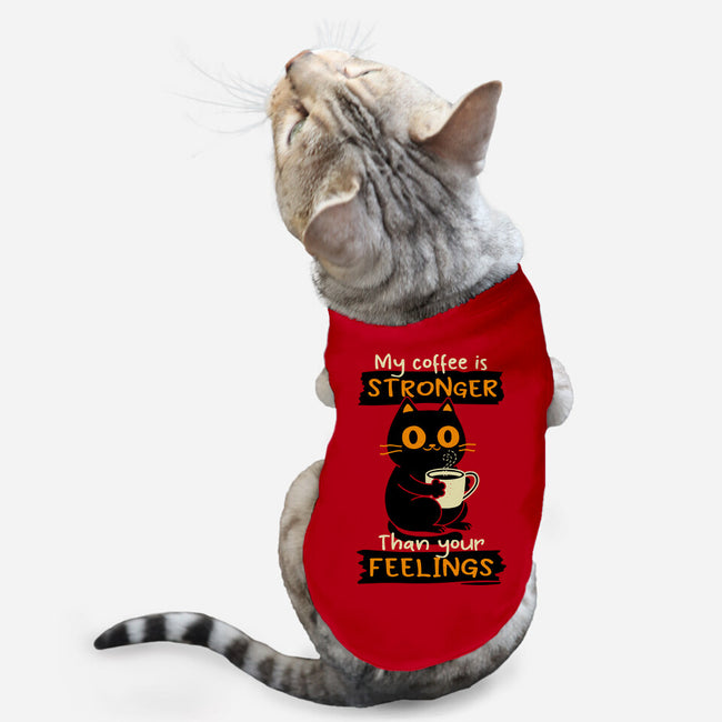 Stronger Than Your Feelings-Cat-Basic-Pet Tank-Xentee