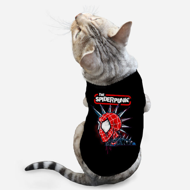 The Spiderpunk-Cat-Basic-Pet Tank-joerawks