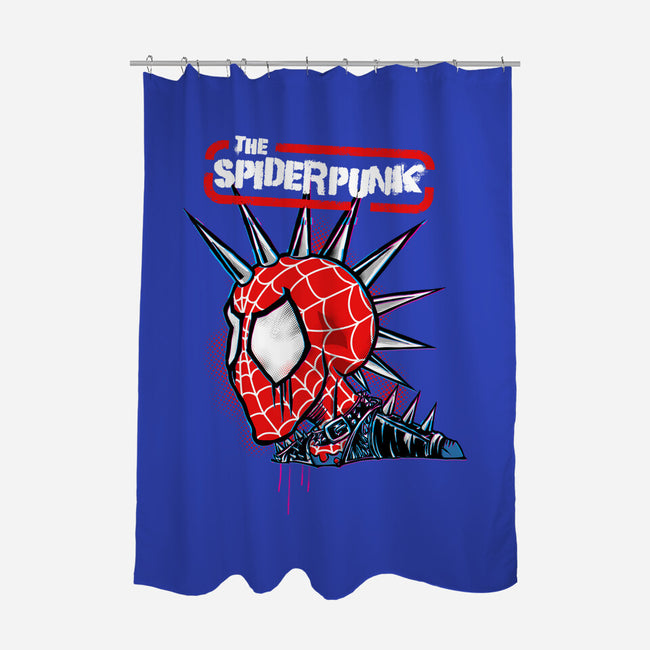 The Spiderpunk-None-Polyester-Shower Curtain-joerawks