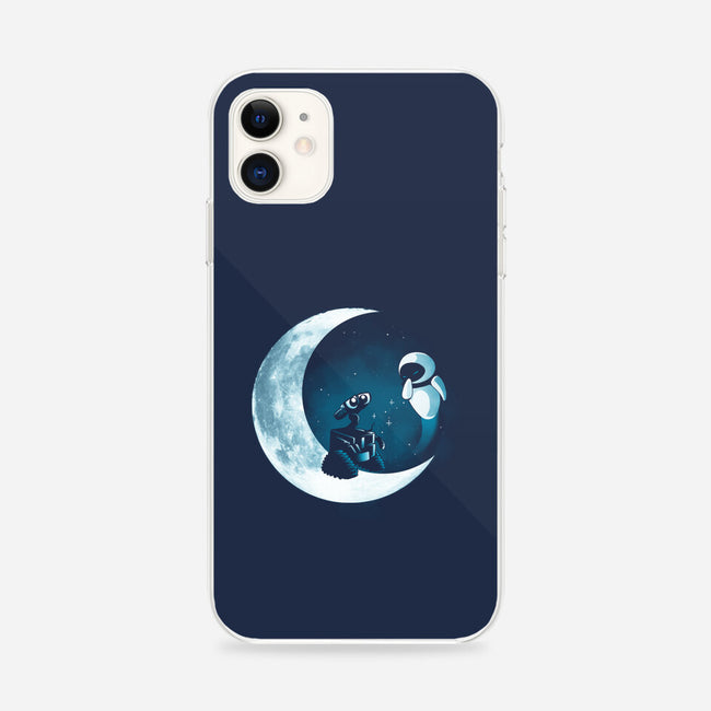 Love Robot Moon-iPhone-Snap-Phone Case-Vallina84