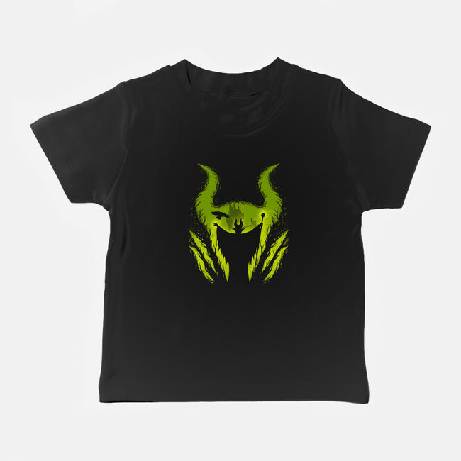 The Evil Fairy-Baby-Basic-Tee-pigboom