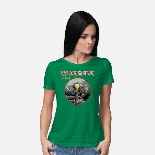 Hylian Maiden-Womens-Basic-Tee-retrodivision