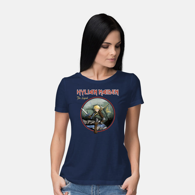 Hylian Maiden-Womens-Basic-Tee-retrodivision