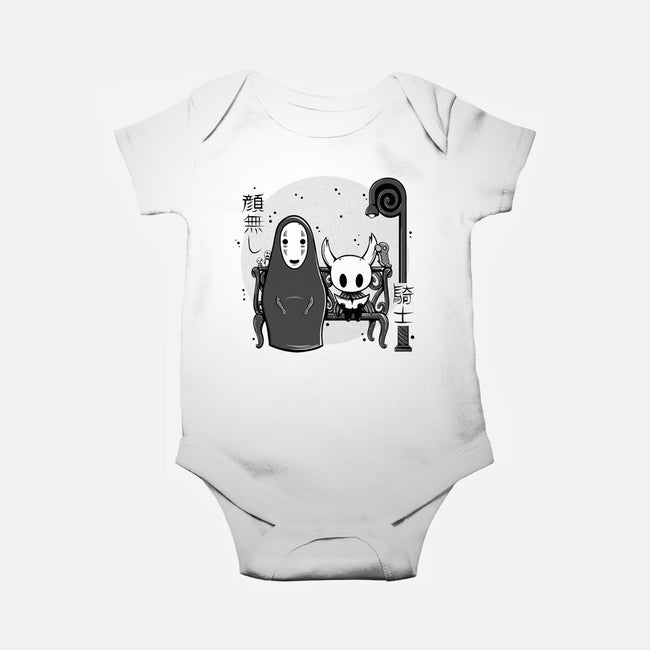 Hollow Face-Baby-Basic-Onesie-Ca Mask