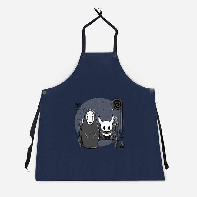 Hollow Face-Unisex-Kitchen-Apron-Ca Mask