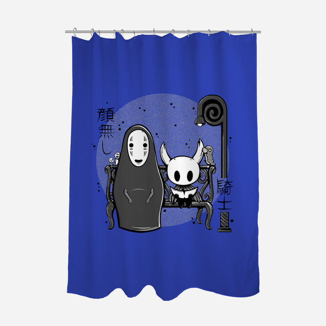 Hollow Face-None-Polyester-Shower Curtain-Ca Mask