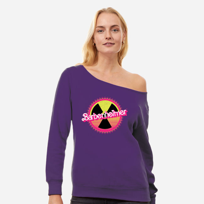 Barbenheimer Reactor-Womens-Off Shoulder-Sweatshirt-rocketman_art