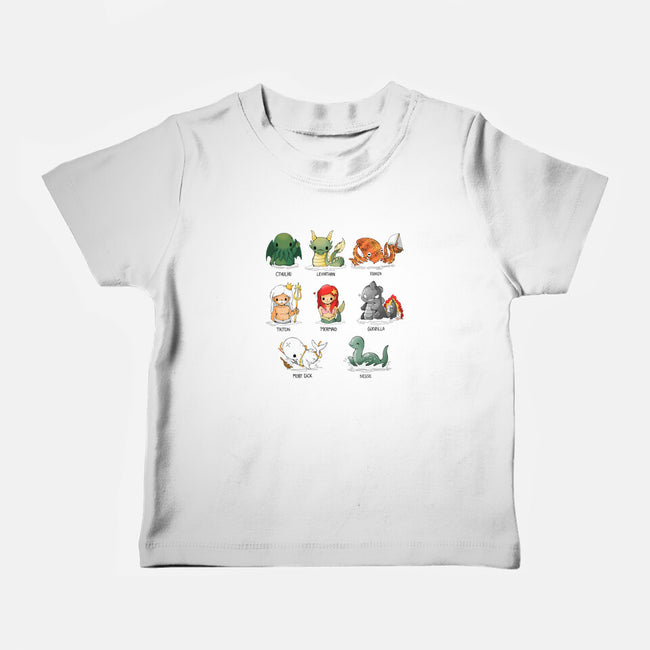 Sea Monsters-Baby-Basic-Tee-Vallina84