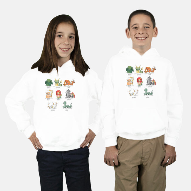 Sea Monsters-Youth-Pullover-Sweatshirt-Vallina84