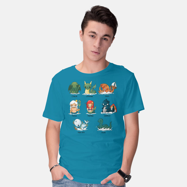 Sea Monsters-Mens-Basic-Tee-Vallina84