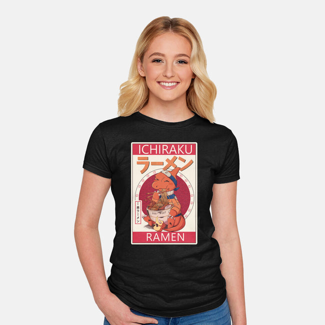 Ichiraku Noodles-Womens-Fitted-Tee-jacnicolauart