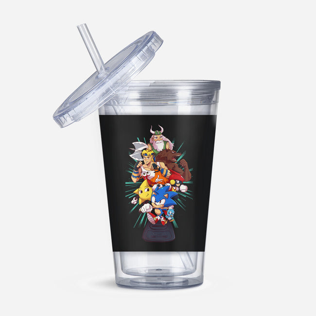 Megadrive-None-Acrylic Tumbler-Drinkware-jacnicolauart