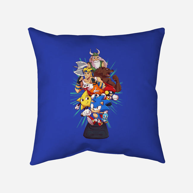 Megadrive-None-Removable Cover-Throw Pillow-jacnicolauart