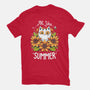 Summer Kitten Sniffles-Youth-Basic-Tee-Snouleaf