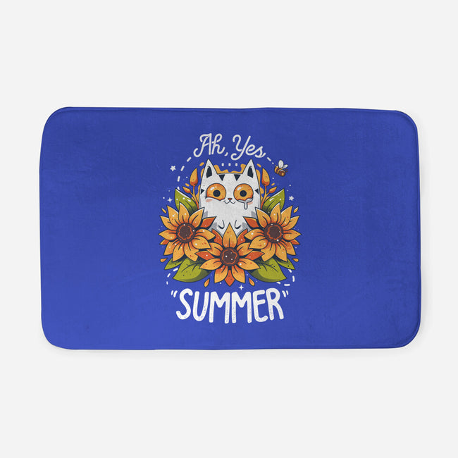 Summer Kitten Sniffles-None-Memory Foam-Bath Mat-Snouleaf