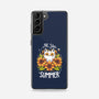 Summer Kitten Sniffles-Samsung-Snap-Phone Case-Snouleaf