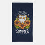 Summer Kitten Sniffles-None-Beach-Towel-Snouleaf