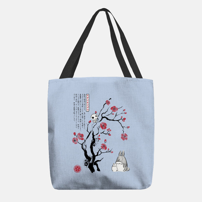 Spirits Sumi-e-None-Basic Tote-Bag-DrMonekers