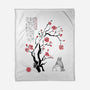 Spirits Sumi-e-None-Fleece-Blanket-DrMonekers