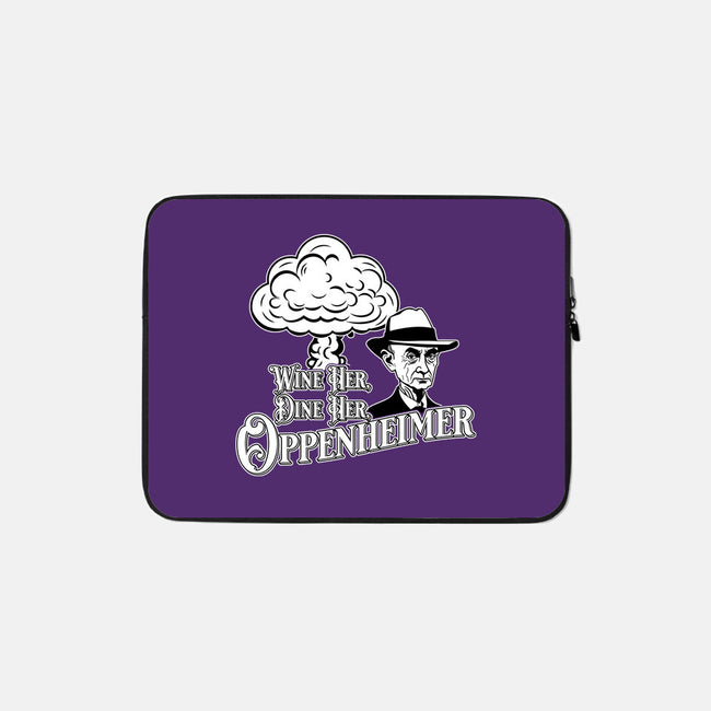 Wine Her Dine Her-None-Zippered-Laptop Sleeve-RoboMega