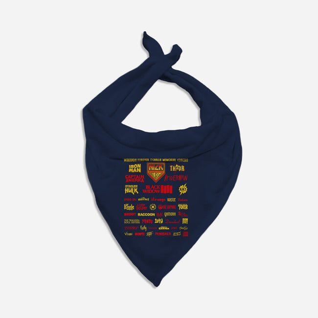 Memorial Concert-Cat-Bandana-Pet Collar-Retro Review