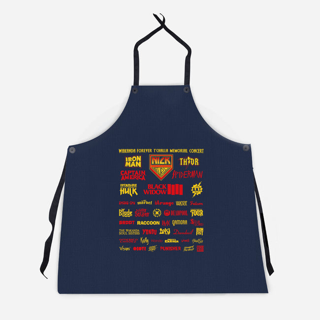 Memorial Concert-Unisex-Kitchen-Apron-Retro Review