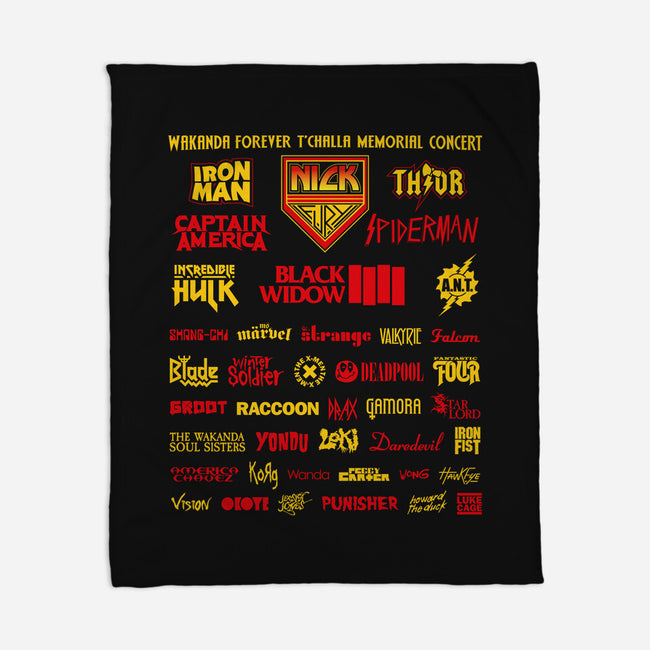 Memorial Concert-None-Fleece-Blanket-Retro Review