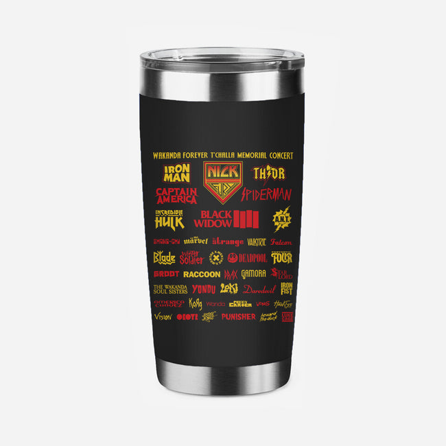 Memorial Concert-None-Stainless Steel Tumbler-Drinkware-Retro Review