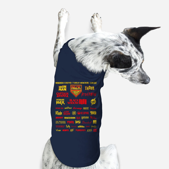 Memorial Concert-Dog-Basic-Pet Tank-Retro Review