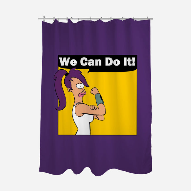 We Can Do It-None-Polyester-Shower Curtain-intheo9