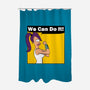 We Can Do It-None-Polyester-Shower Curtain-intheo9