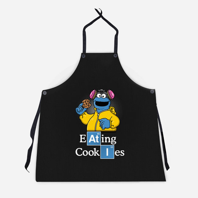 Eating Cookies-Unisex-Kitchen-Apron-Barbadifuoco