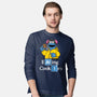 Eating Cookies-Mens-Long Sleeved-Tee-Barbadifuoco