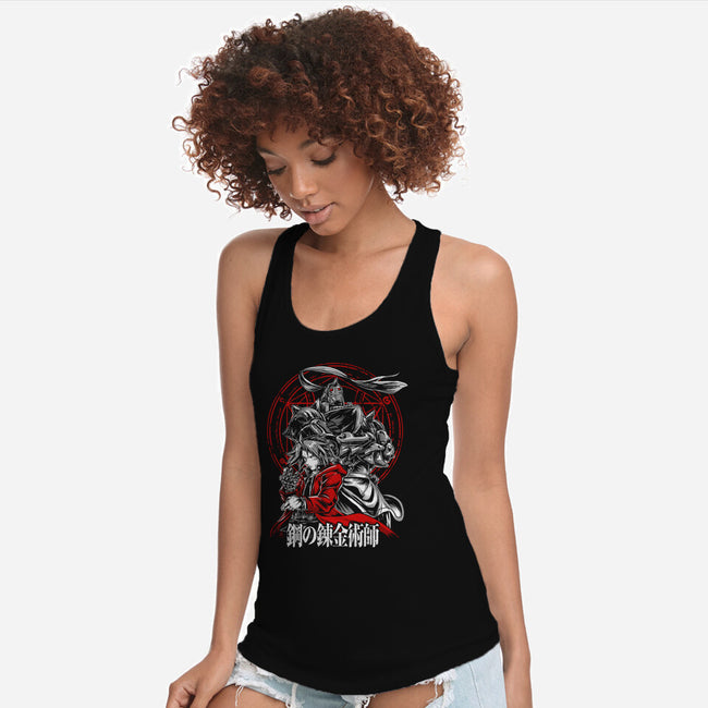 Metal Brothers-Womens-Racerback-Tank-Knegosfield