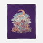 Night Tea-None-Fleece-Blanket-ilustrata