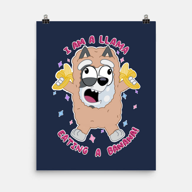 I Am A Llama-None-Matte-Poster-Alexhefe