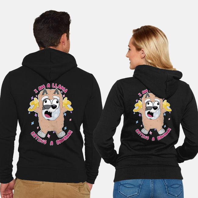 I Am A Llama-Unisex-Zip-Up-Sweatshirt-Alexhefe