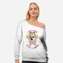 I Am A Llama-Womens-Off Shoulder-Sweatshirt-Alexhefe