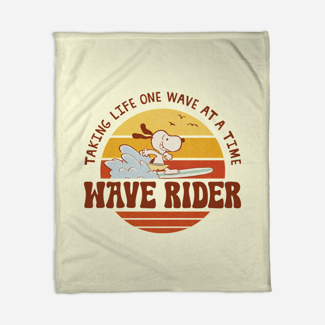 One Wave At A Time-None-Fleece-Blanket-LiRoVi