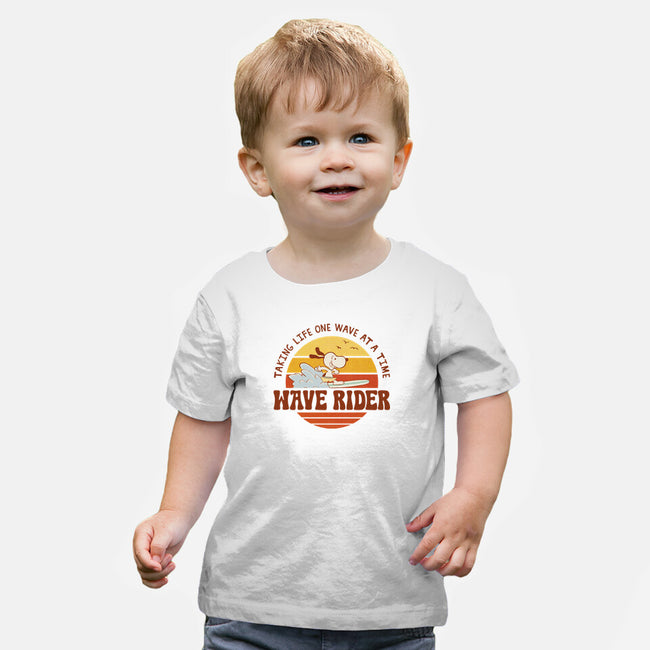 One Wave At A Time-Baby-Basic-Tee-LiRoVi