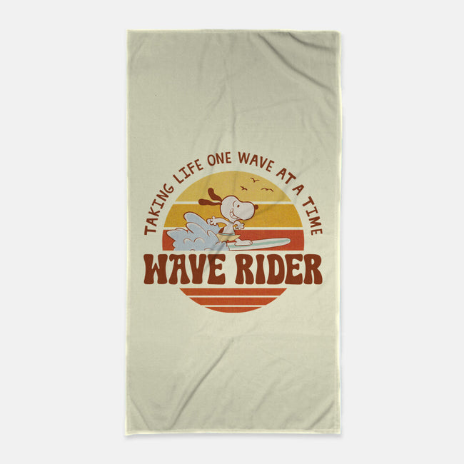 One Wave At A Time-None-Beach-Towel-LiRoVi