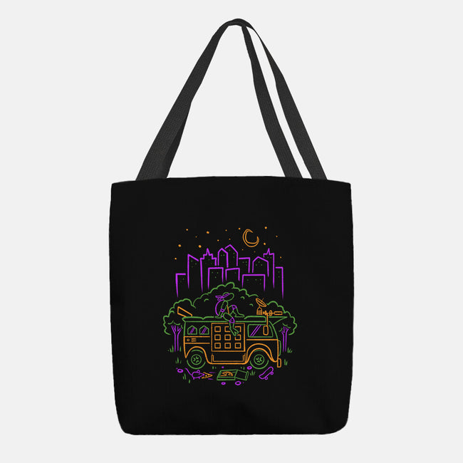 Purple Turtle Van Life-None-Basic Tote-Bag-Aarons Art Room