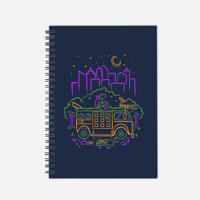 Purple Turtle Van Life-None-Dot Grid-Notebook-Aarons Art Room